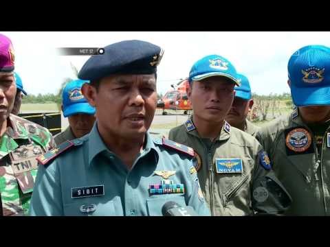 Penyelam terjun membawa Lifting Bag digunakan untuk evakuasi ekor pesawat AirAsia QZ8501 - NET17