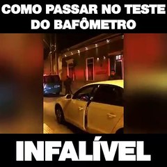 Como Passar No Teste Do Bafômetro - Infalível