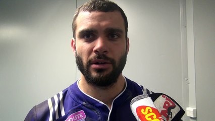 Rugby Fédérale 1 - Hugo Dupont après USB - Chambéry