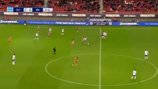 Tarik Elyounoussi Goal HD - Olympiakos Piraeus	2-0	Iraklis 05.02.2017