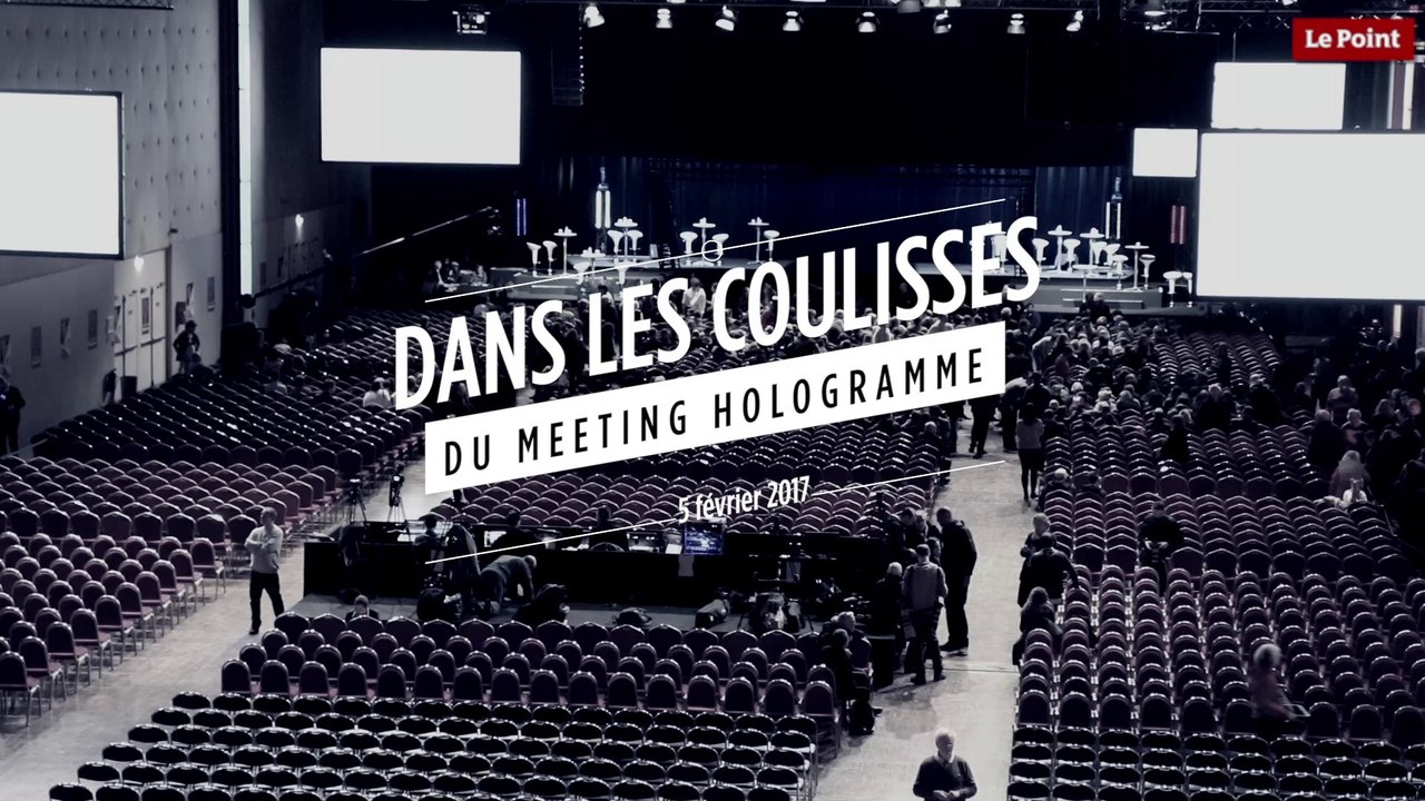 Dans les coulisses du meeting en hologramme de Mélenchon
