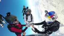 World Record Group Skydive: 65 Female Jumpers Take Epic Flight Upside Down!