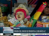 Celebran bolivianos al dios Ekeko con la Feria de las Alasitas