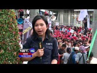 Live Report Demonstrasi di Depan Gedung KPK - NET16