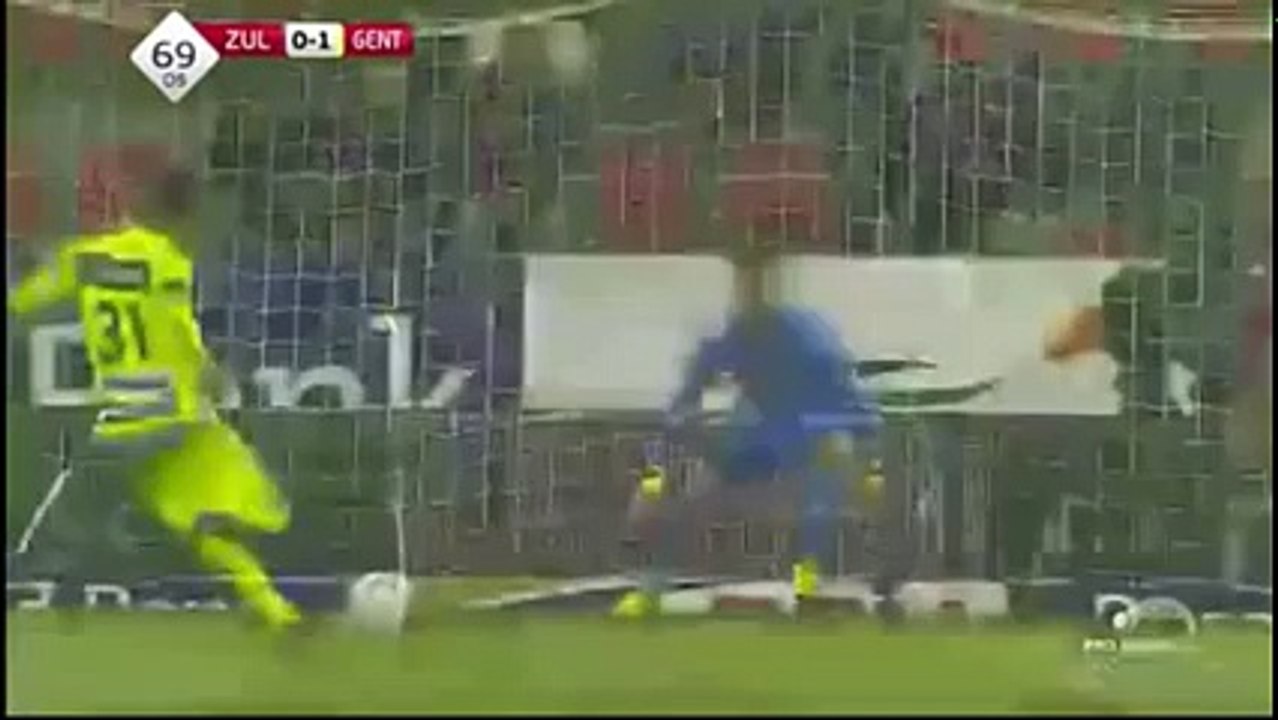 Yuya Kubo Goal - Zulte-Waregem vs Gent 1-1   Jupiler League  05.02.2017 (HD)