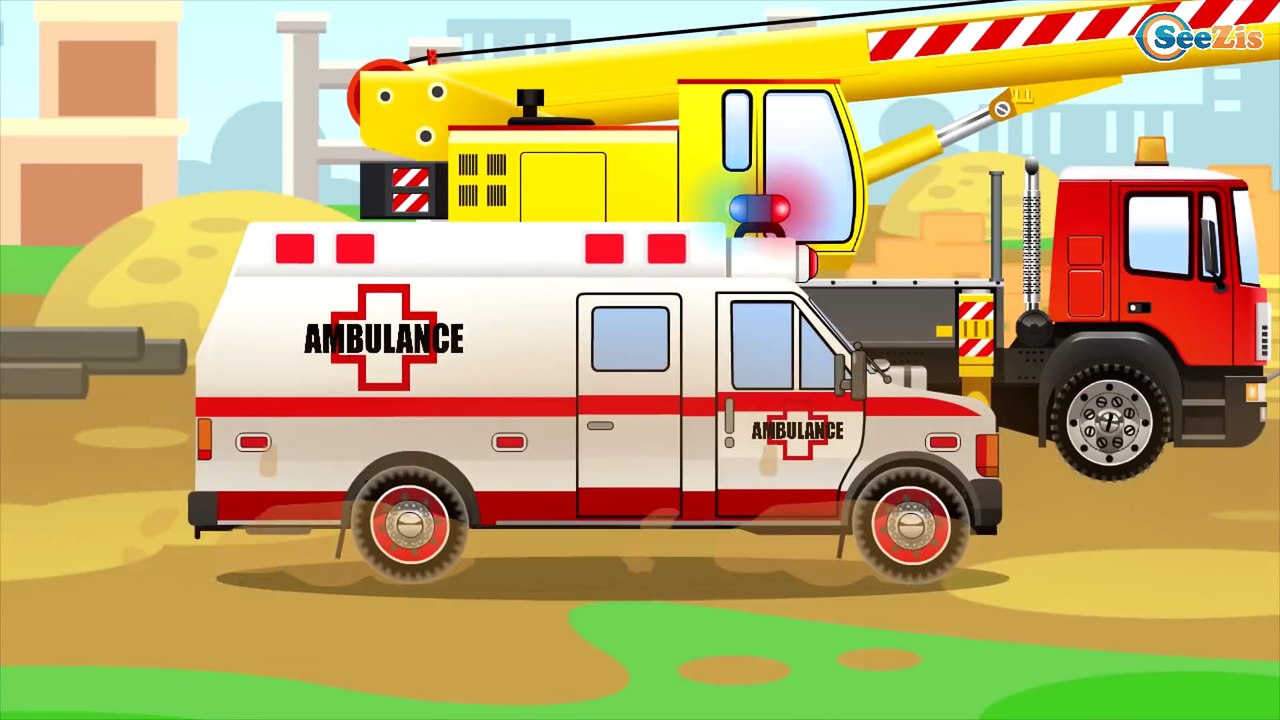 Caricaturas de carros - El Grúa y El Excavadora para niños | Coches infantiles