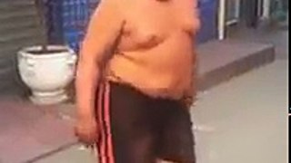 Very funny video|| big fat man funny dance || funny video clip