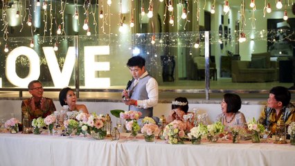 Andre & Amelia Wedding, The Groom Speech, Villa Anugrah, Bali