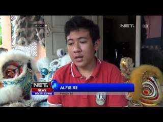 Jelang imlek perajin kepala barongsai banjir orderan - NET24
