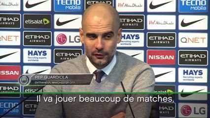 24e j. - Guardiola : "Agüero va jouer beaucoup de matches"