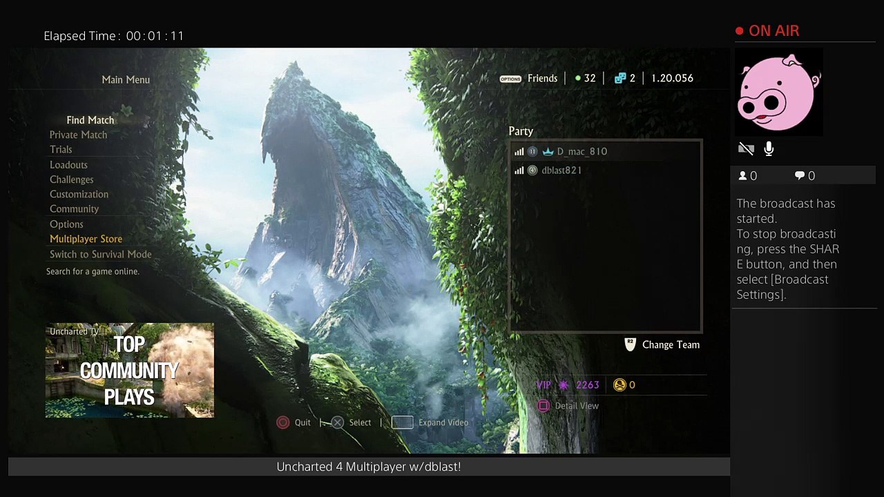 D_mac_810's Live PS4 Broadcast (180)