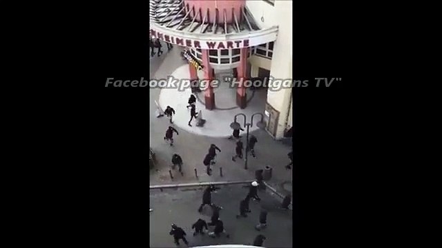 Big Fight! Eintracht Frankfurt Hooligans attackieren Darmstadt Supporters