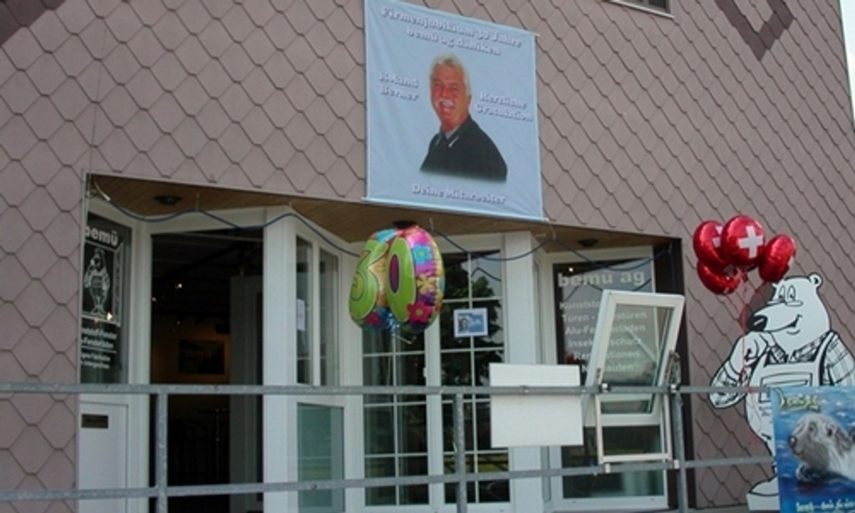 25 JAHRE bemü ag 2003 - Tage der offenen Fenster