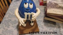 Estate Sale Finds ~ SUPER BOWL PREDICTIONS ... BLUE M & M MAN .. YEARBOOKS