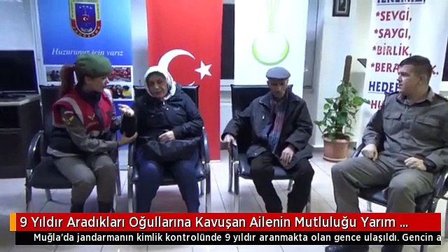 9 Yıldır Aradıkları Oğullarına Kavuşan Ailenin Mutluluğu Yarım Kaldı