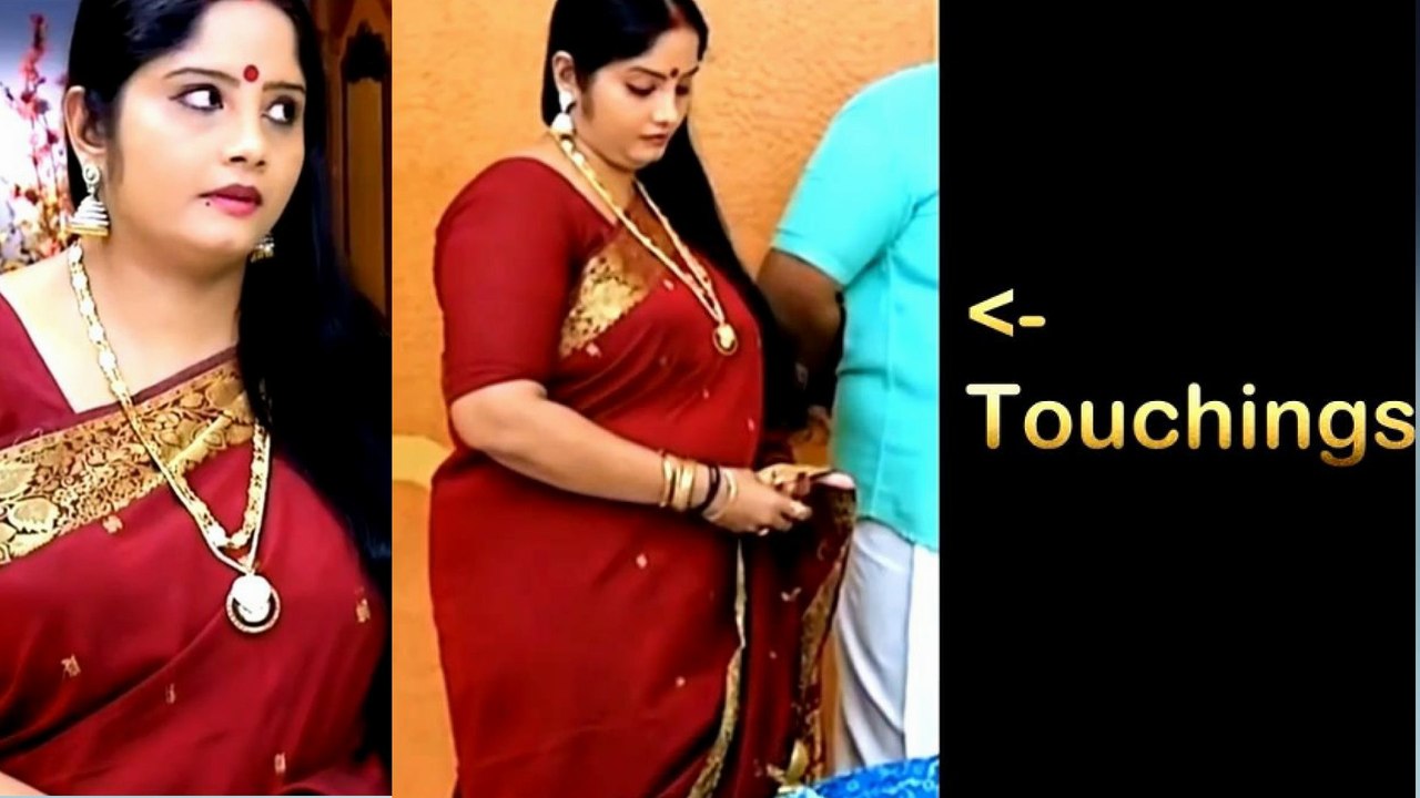 Karthika Kannan Malayalam Serial Actress Scene in Serial.