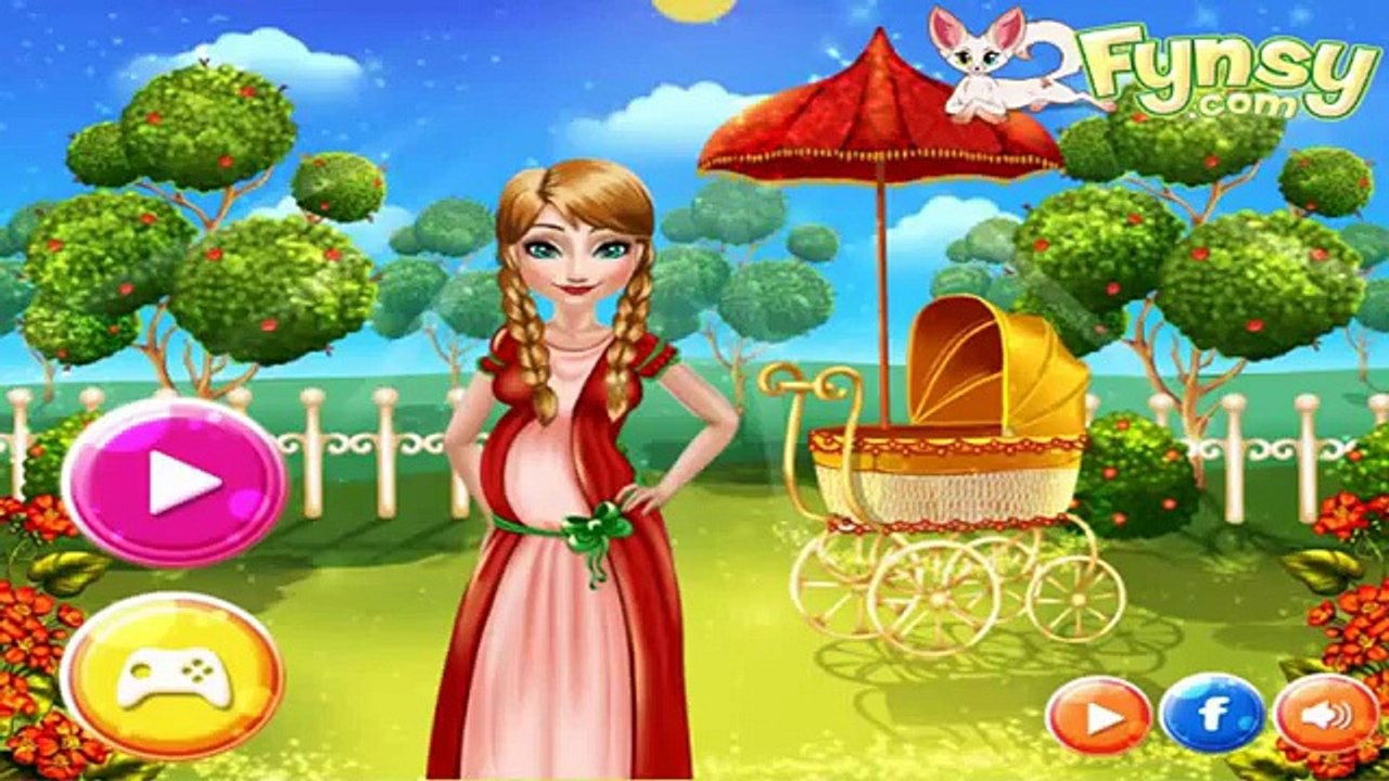 Anna Preparing for Giving Birth - Frozen Pregnant Anna Video Games