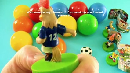 Bolas Surpresa Coloridas com Figuras Magnéticas, Jogo de Futebol para Crianças by Disney Magic Toys