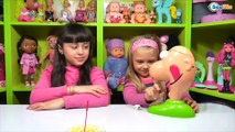 ✔ Gooey Louie. Ярослава и ее подружка Рита играют в игру для детей. Видео для девочек ✔