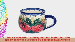 Boleslawiec Stoneware  Polish Pottery 16 oz Bubble Mug  Evas Collection Rose Garden bafa2a7a
