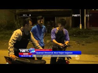 Polisi dan TNI Razia Balap Liar di Banda Aceh - NET5