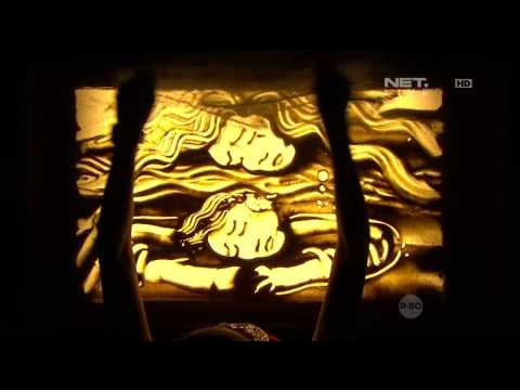 Performance Melukis Pasir - Vina Candrawati - IMS