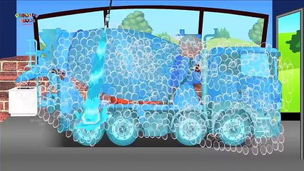 Cement Mixer Truck | Car Wash Game | Kids Game Play