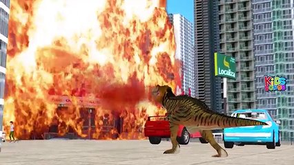 Dinosaurs Colors Compilation | Dinosaurs Finger Family Nursery Rhymes | Animals Songs For Kids