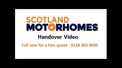 Motorhome hire and campervan rental Scotland - Call 0131 502 1980