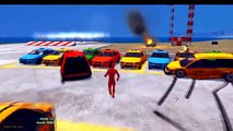 COLORS TAXI CARS DESTROY PARTY NEW SPADERMANS COLORS NURSERY RHYMES SONGS FOR CHILDREN with ACTION