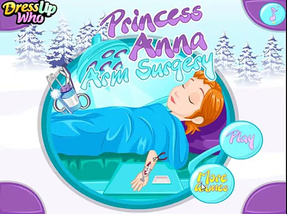 Princess Disneya- Princess Anna Arm Surgery - The surgeons hand surgery Games new