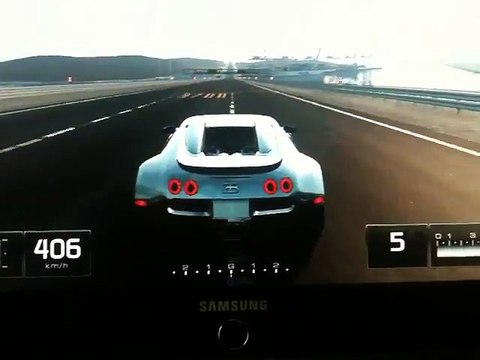 Bugatti Veyron Top Speed 477 kmh without cone on Special Stage Route X - Gran Turismo 5