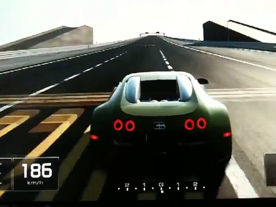 Bugatti Veyron Top Speed 482 kmh without cone on Special Stage Route X - Gran Turismo 5