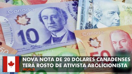 Ativista preta dos direitos civis será novo rosto da nota de 10 dólares canadenses.