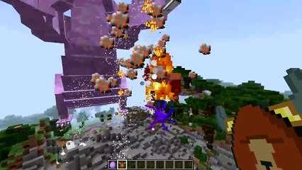 몹질라! 크기만 해도 .. 상상을 초월한다.. 잡을수 있을까  (럭키블럭 배틀 마인크래프트) [태경]-3QxdKSZ4hMg