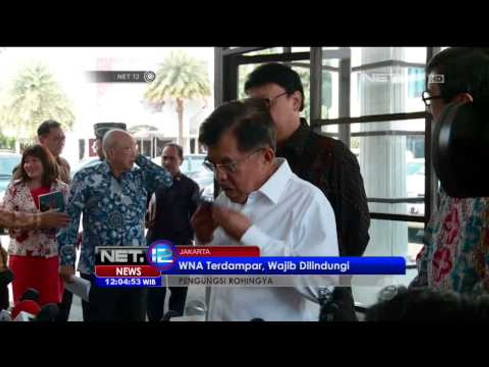 Tanggapan Jusuf Kalla Terkait Pengungsi Rohingya - NET12