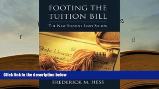 Audiobook  Footing the Tuition Bill: The New Student Loan Sector Pre Order
