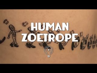 Animation Studio Owner Becomes Human Canvas for Animated Tattoo
