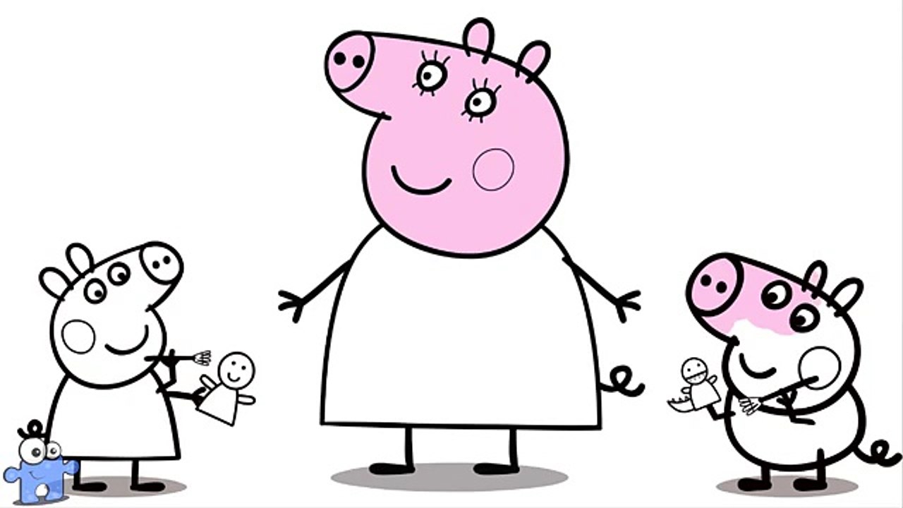 Peppa Pig Coloring Pages - Peppa Coloring Book - Свинка Пеппа Раскраска