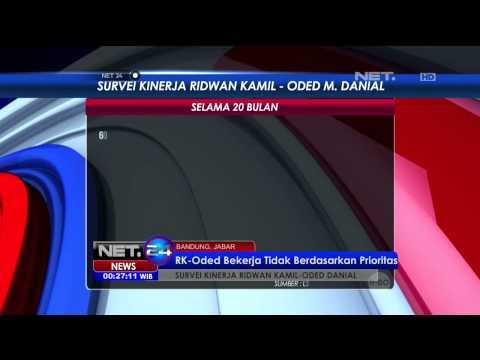 Kepercayaan Warga Bandung Kepada Ridwan Kamil dan Oded Menurun 25 Persen - NET24