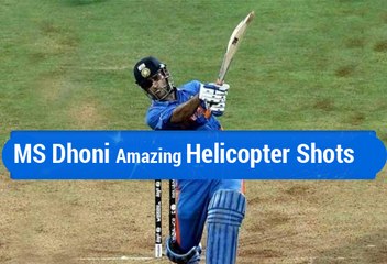 Amazing HELICOPTER SHOTS Of Mr Dhoni