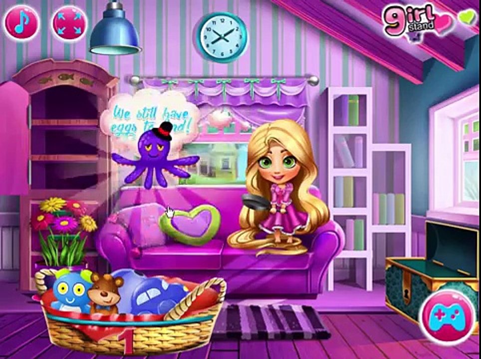 Киндер сюрприз. Игры для детей. Рапунцель открывает киндер сюрпризы. Видео для детей