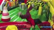 HUGE Indoor playground GIANT INFLATABLE SLIDES and Bounce House for kids play center Ryan ToysReview