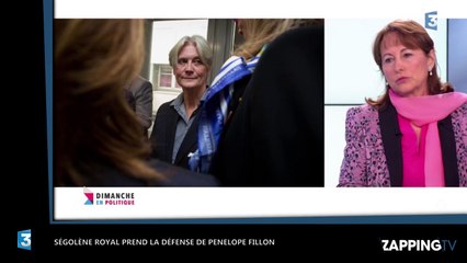 Affaire Penelope Fillon : Ségolène Royal défend la femme de François Fillon (vidéo)