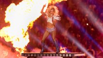 Lady Gaga JUMPS OFF Roof, Performs with Drones, DROPS MIC at Super Bowl LI