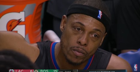 Paul Pierce ému aux larmes après l'hommage du TD Garden