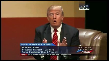 Donald Trump - Family Leadership Summit in Ames, Iowa - July 18, 2015