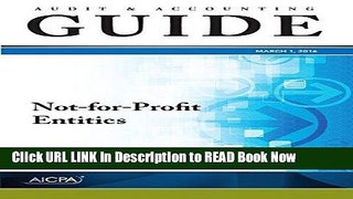 FREE [DOWNLOAD] Not-for-Profit Entities, 2016 (AICPA Audit and Accounting Guide) FULL Online