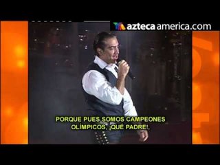 Alejandro Fernández celebra con México