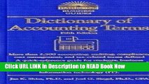 PDF Dictionary of Accounting Terms (Barron s Dictionary of Accounting Terms) Book Online